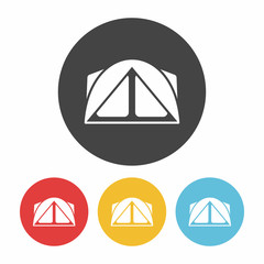 camping tent icon