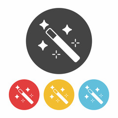 photo edit effects magic wand icon