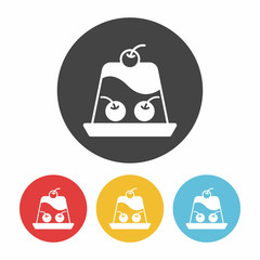 pudding jelly icon