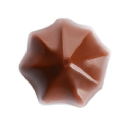 Chocolate candy, isolated on white