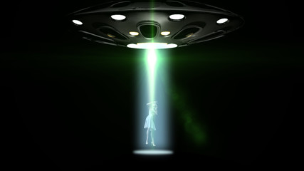 flying saucers ufo kidnapped a woman © Riko Best