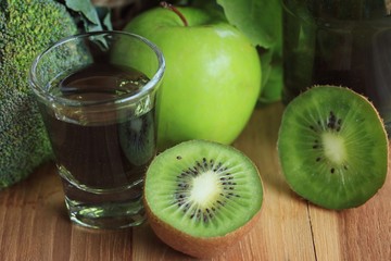 mix vegetable juices green