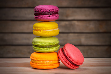 Tasty Colorful Macaroons  
