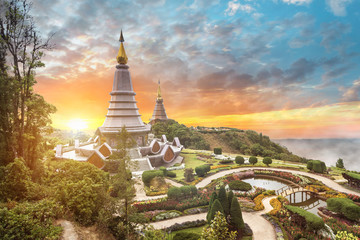 The pagodas - Chiangmai  Thailand