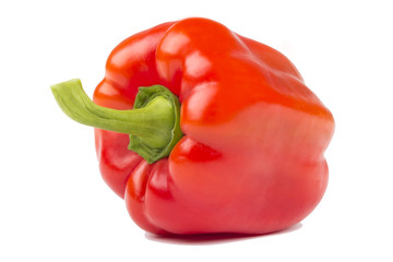 red pepper isolated on white background