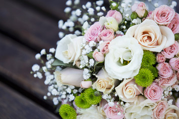 a bridal bouquet