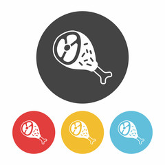 chicken meat icon