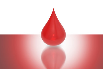 droplet of blood