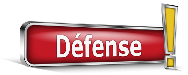 Défense sur panneau rouge