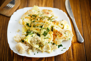Learning omelette with cauliflower