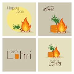 happy lohri background
