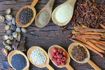 Various spices.