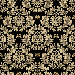 Fototapeta premium seamless pattern with damask ornament