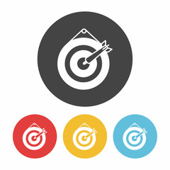 Archery target icon