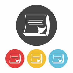 Fototapeta premium note icon