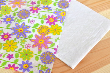 Paper napkins for decoupage