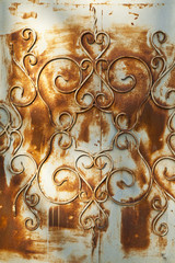 old rusty metal pattern