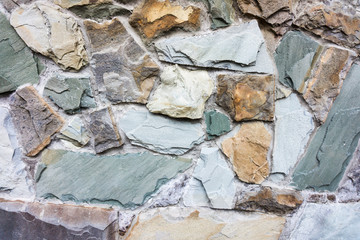 texture of the stone wall