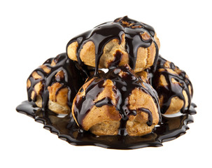 eclairs in a chocolate