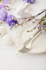 easter table setting