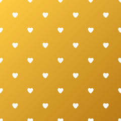 Gold background - hearts