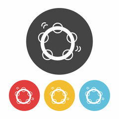 Obraz premium Tambourine icon