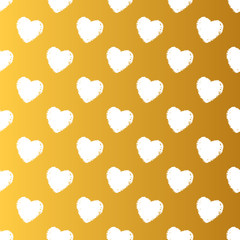 gold heart pattern