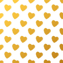 gold heart pattern