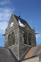 Clocher de Sainte-Mère-Eglise.