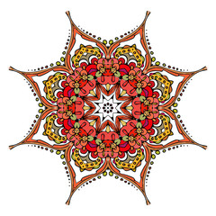 vector, circular pattern, Mandala, Oriental motifs, Kaleidoscope