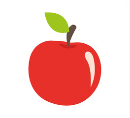 Apfel Apple Vektor