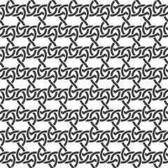 Seamless pattern of braided strips with swatch for filling. Abstract Celtic ornament texture. Fashion geometric background for web or printing design.