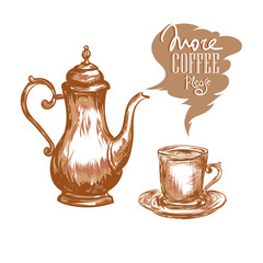 Vector design for coffee menu 3