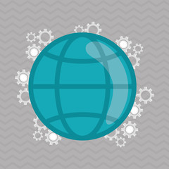 Technology icon design 