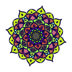 vector, circular pattern, Mandala, Oriental motifs, Kaleidoscope