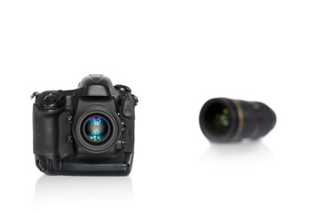 Kamera mit Objektiv unscharf