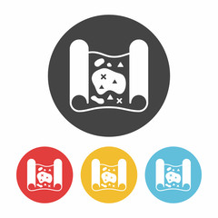 treasure map icon