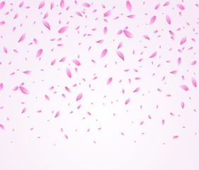 Falling sakura flower background 