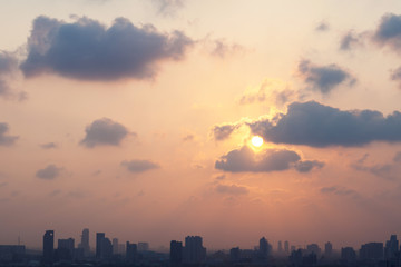 Sunset over The Town
