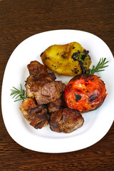 Grilled pork meat - shaslik