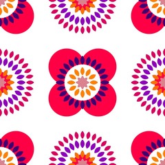 niedliches Muster Ornament – endlose Textur – Kunst Verzierung Dekor – Blume Blüte – flower Power