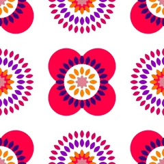Fototapeten niedliches Muster Ornament – endlose Textur – Kunst Verzierung Dekor – Blume Blüte – flower Power © Jyll
