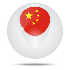 creative vector flag of China