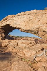 mesa arch in canyonlands national park of utah