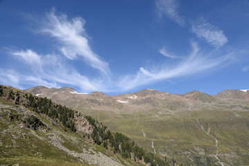 Fototapeta premium Berge bei Obergurgl