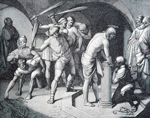  The Flagellation of Jesus lithography