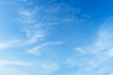 Blue sky with cloud