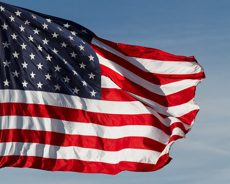 US Flag Flies High
