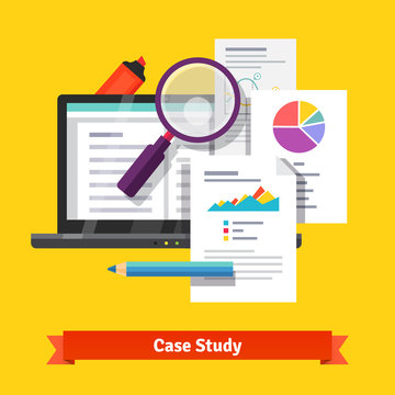 Case study research concept