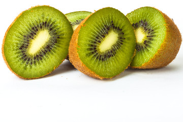 four halves kiwi
